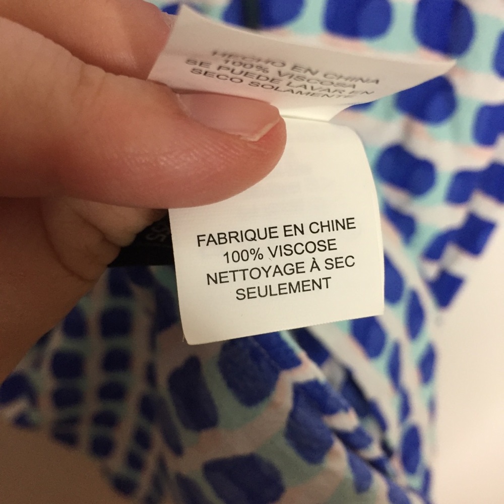 Kate Spade New York Island Stamp Tie Back Dress M - Picture 6 of 12